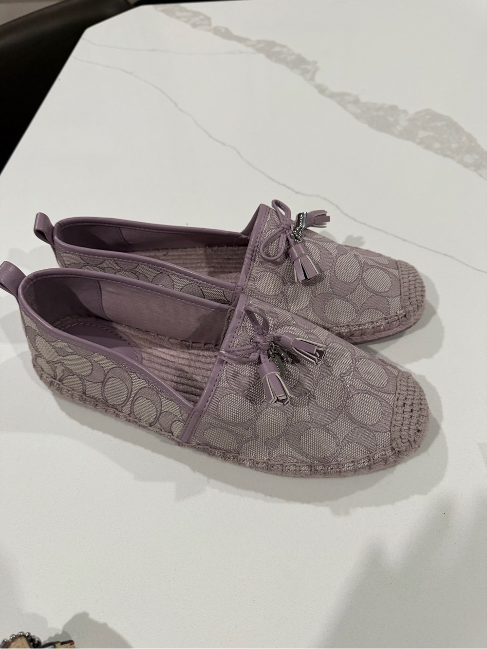 Coach Carson Shoes Light purple Espadrilles Shoes Size 8